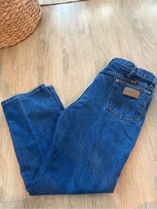 Wrangler Other - Wrangler Men’s Dark Blue Relaxed Fit Jeans